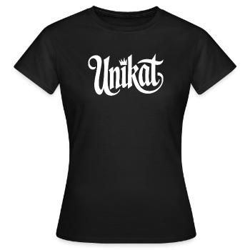 Unikat Einzigartig Individuell Selbstwert Unique - Frauen T-Shirt - Schwarz - Vorne - AI Model Female 172 dark (172cm)