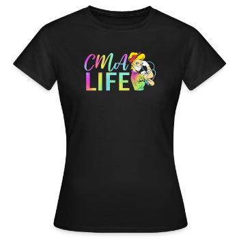 Medizin Mediziner MFA - Frauen T-Shirt - Schwarz - Vorne - AI Model Female 172 dark (172cm)