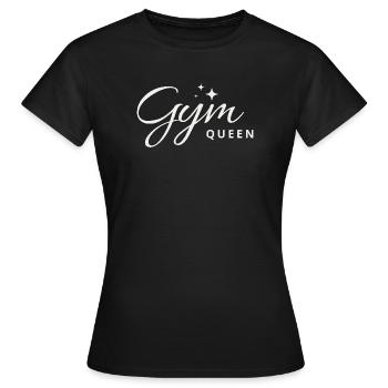 Scénario de Gym Queen Gym Gym féminin Entraînement féminin - T-shirt Femme - noir - Devant - AI Model Female 172 dark (172cm)