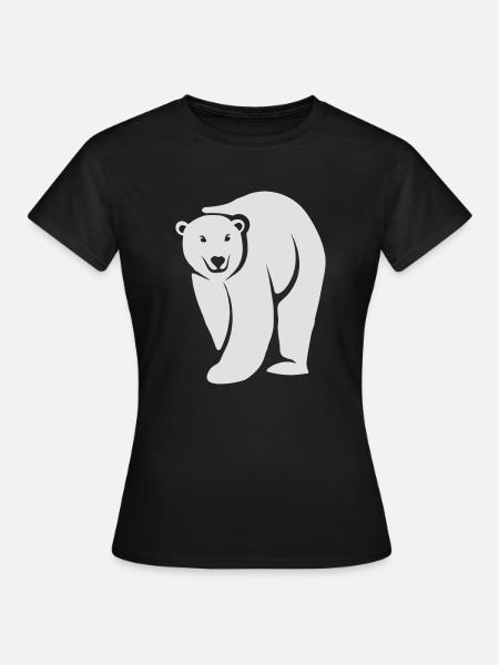 Polar Bear - Frauen T-Shirt - Schwarz