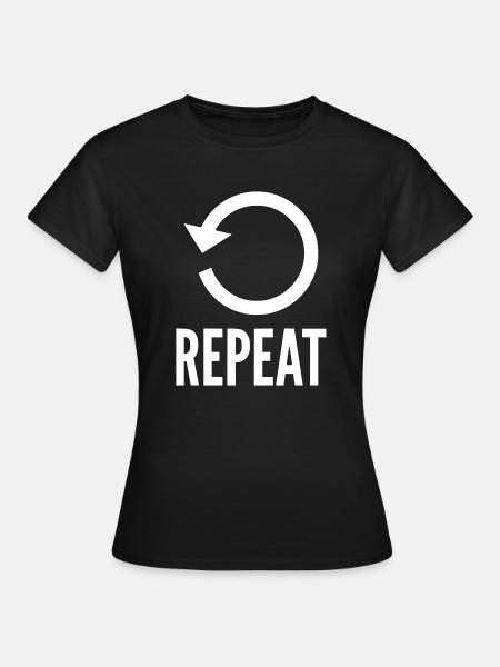 REPEAT - Women's T-Shirt - black