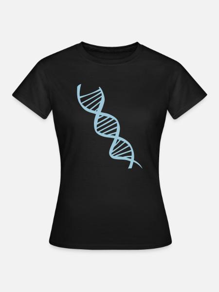 dna symbol - Frauen T-Shirt - Schwarz
