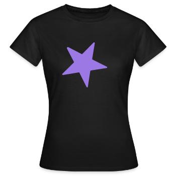 Étoile Étoile Corps céleste étoile - T-shirt Femme - noir - Devant - AI Model Female 172 dark (172cm)