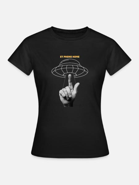 ET phone home - Frauen T-Shirt - Schwarz