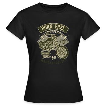Choppers - T-shirt Femme - noir - Devant - AI Model Female 172 dark (172cm)