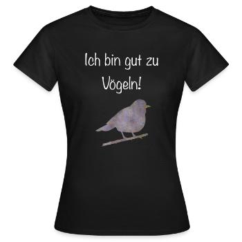 Ich bin gut zu vögeln! - Frauen T-Shirt - Schwarz - Vorne - AI Model Female 172 dark (172cm)