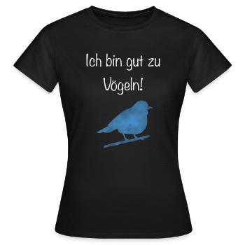 Ich bin gut zu vögeln! - Frauen T-Shirt - Schwarz - Vorne - AI Model Female 172 dark (172cm)