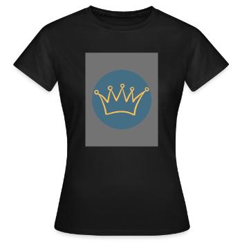 KING - Frauen T-Shirt - Schwarz - Vorne - AI Model Female 172 dark (172cm)
