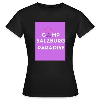 paradise - Frauen T-Shirt - Schwarz - Vorne - AI Model Female 172 dark (172cm)