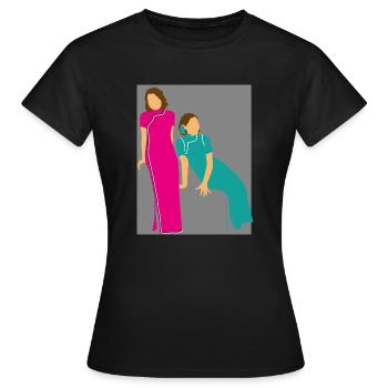 Beauty Man - Women's T-Shirt - black - Front - AI Model Female 172 dark (172cm)
