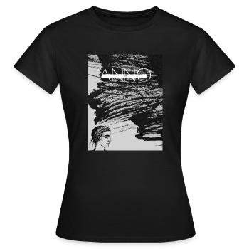 Past Pt.1 - Women's T-Shirt - black - Front - AI Model Female 172 dark (172cm)
