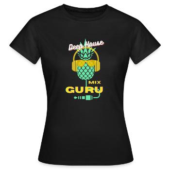 FKK guru mix - T-shirt Femme - noir - Devant - AI Model Female 172 dark (172cm)