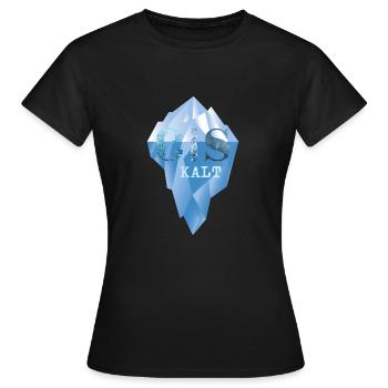 Eisberg - Frauen T-Shirt - Schwarz - Vorne - AI Model Female 172 dark (172cm)