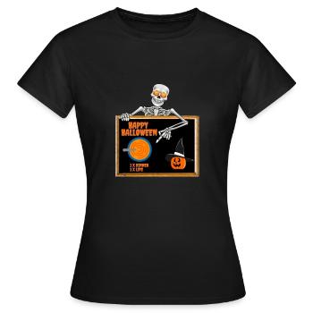 Halloween 1 Dinner - Frauen T-Shirt - Schwarz - Vorne - AI Model Female 172 dark (172cm)