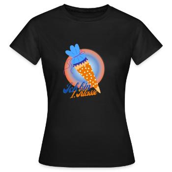 Ich bin erste Klasse - Frauen T-Shirt - Schwarz - Vorne - AI Model Female 172 dark (172cm)