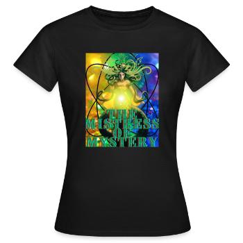 Jenseits des Universums1 - Frauen T-Shirt - Schwarz - Vorne - AI Model Female 172 dark (172cm)