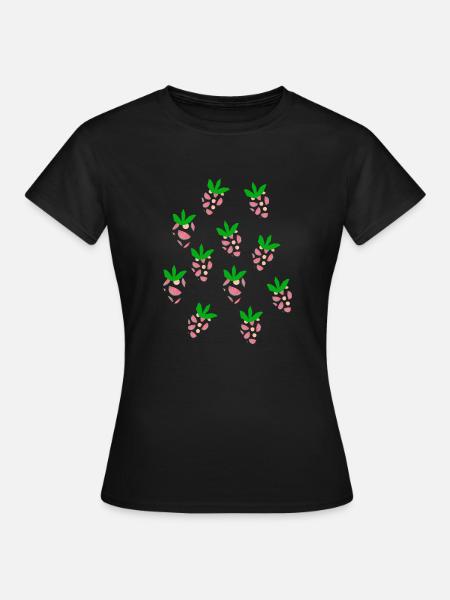 Melone oder Erdbeere? - Frauen T-Shirt - Schwarz