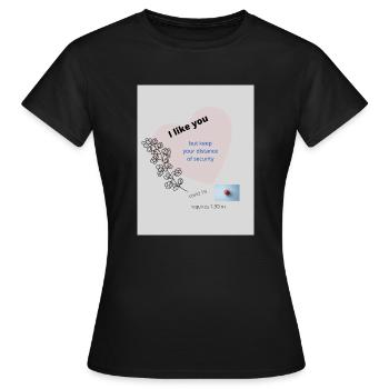 Gottes Heilung - Frauen T-Shirt - Schwarz - Vorne - AI Model Female 172 dark (172cm)