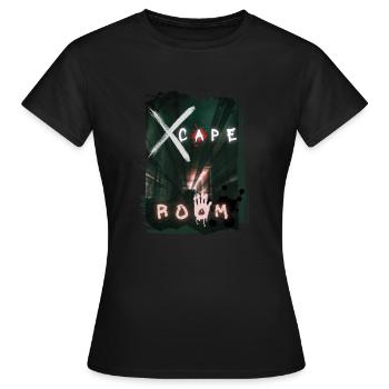 CHAMBRE X CAPE - T-shirt Femme - noir - Devant - AI Model Female 172 dark (172cm)