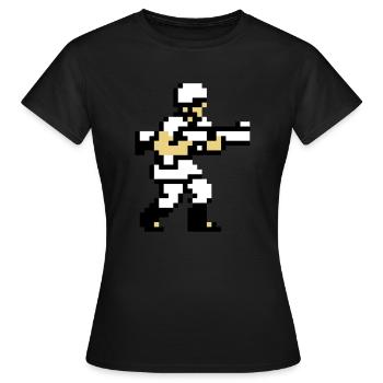 Soldat - T-shirt Femme - noir - Devant - AI Model Female 172 dark (172cm)