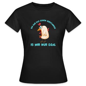 Je comprends déjà que - T-shirt Femme - noir - Devant - AI Model Female 172 dark (172cm)