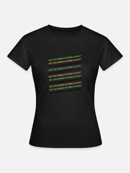 schorli grün - Frauen T-Shirt - Schwarz