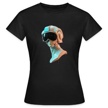 Verschieden - Frauen T-Shirt - Schwarz - Vorne - AI Model Female 172 dark (172cm)