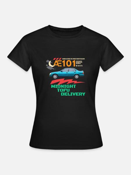 Mitternachts-Tofu-Lieferung - Frauen T-Shirt - Schwarz