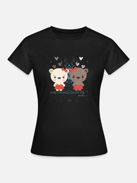 Lean & Loo Offizielles Themenhemd - Frauen T-Shirt - Schwarz