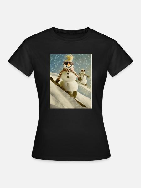 Powder Pals - Frauen T-Shirt - Schwarz