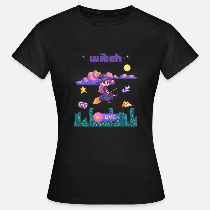 Witch on Air - Women's T-Shirt - black