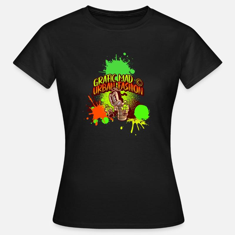 GRAFFITI - Women's T-Shirt - black