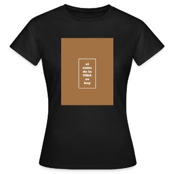 Succès dans la vie - T-shirt Femme - noir - Devant - AI Model Female 172 dark (172cm)