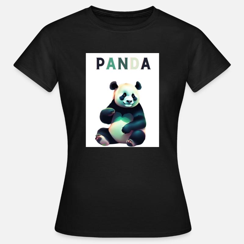 Panda - Women's T-Shirt - black