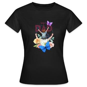 Super papa - Héros de la vie quotidienne - T-shirt Femme - noir - Devant - AI Model Female 172 dark (172cm)