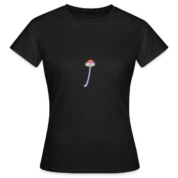 Magic mushroom - Women's T-Shirt - black - Front - AI Model Female 172 dark (172cm)