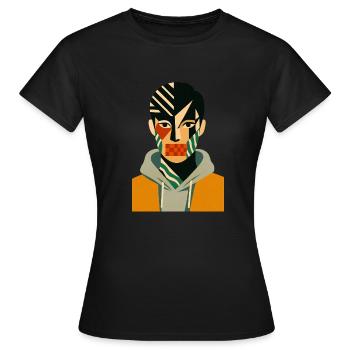 Cv style éblouissant - T-shirt Femme - noir - Devant - AI Model Female 172 dark (172cm)