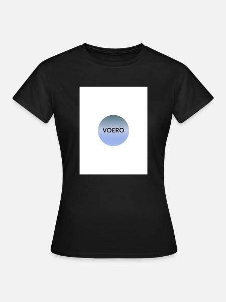 VOERO 2 - Frauen T-Shirt - Schwarz