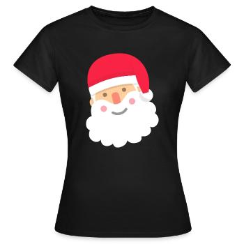 Santa Clause - Frauen T-Shirt - Schwarz - Vorne - AI Model Female 172 dark (172cm)