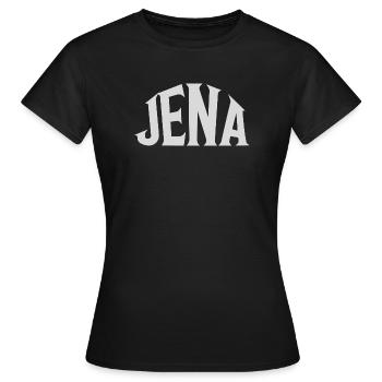 Jena - Frauen T-Shirt - Schwarz - Vorne - AI Model Female 172 dark (172cm)