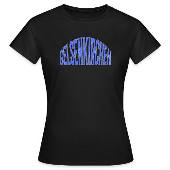 Gelsenkirchen - T-shirt Femme - noir - Devant - AI Model Female 172 dark (172cm)