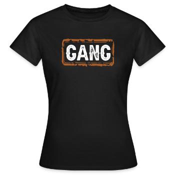 Gang - Frauen T-Shirt - Schwarz - Vorne - AI Model Female 172 dark (172cm)