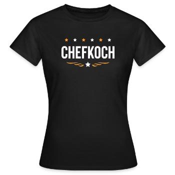 Chefkoch Kochen - Frauen T-Shirt - Schwarz - Vorne - AI Model Female 172 dark (172cm)