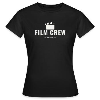 Équipe de tournage Action Réalisateur Équipe Production du film - T-shirt Femme - noir - Devant - AI Model Female 172 dark (172cm)