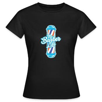Das Frisör Leben - Frauen T-Shirt - Schwarz - Vorne - AI Model Female 172 dark (172cm)