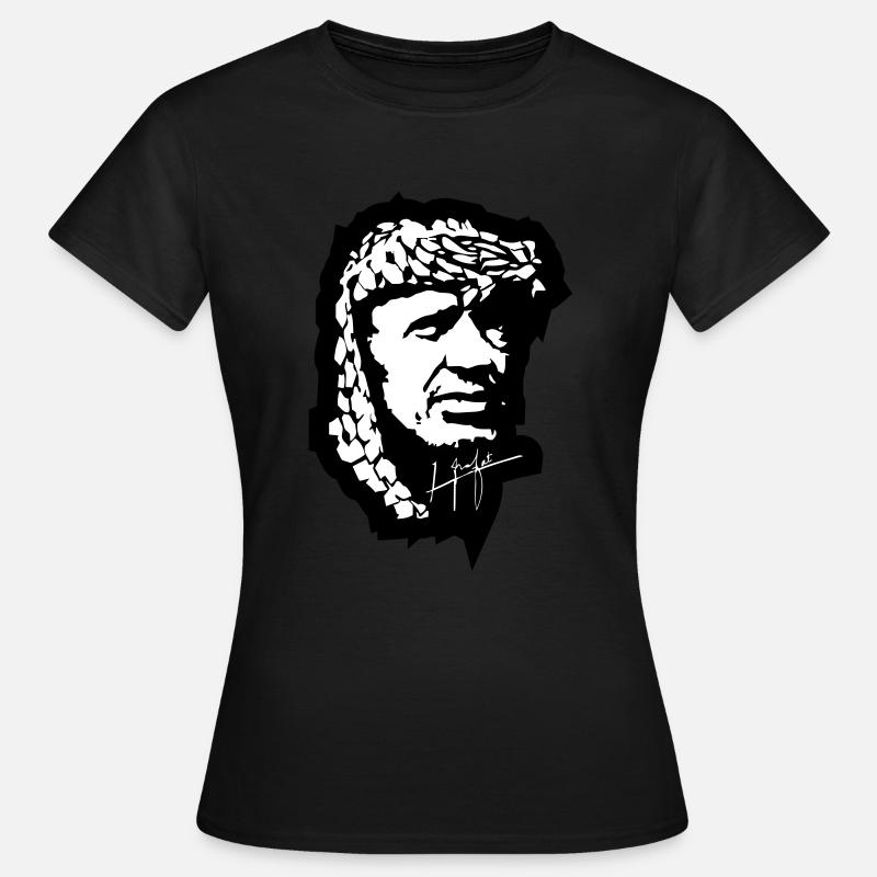 Yasser Arafat - Women's T-Shirt - black