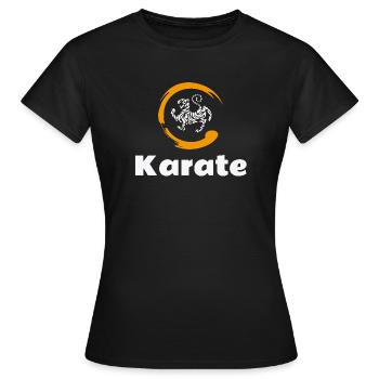 Kampfkunst-Karate - Frauen T-Shirt - Schwarz - Vorne - AI Model Female 172 dark (172cm)