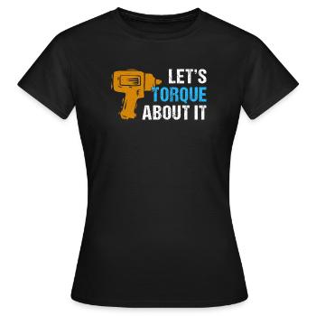 Génie mécanique Ingénieur mécanique - T-shirt Femme - noir - Devant - AI Model Female 172 dark (172cm)