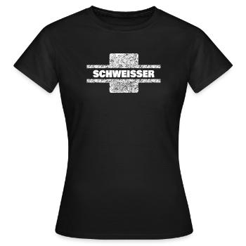 Plasterer as a profession - Women's T-Shirt - black - Front - AI Model Female 172 dark (172cm)