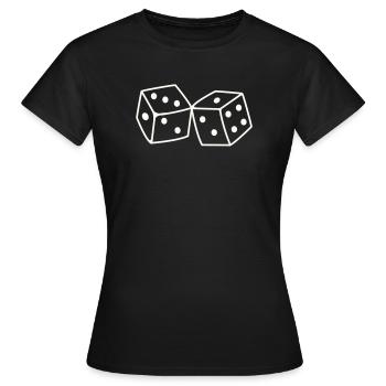 Cubes - T-shirt Femme - noir - Devant - AI Model Female 172 dark (172cm)